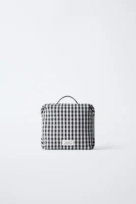 CHECK TOILETRY BAG