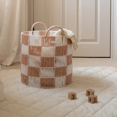 Checkerboard Storage Basket Large