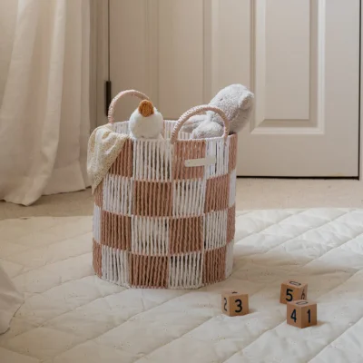 Checkerboard Storage Basket Medium