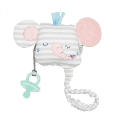 Cheeky Chompers Darcy the Elephant Handychew - Grey, White