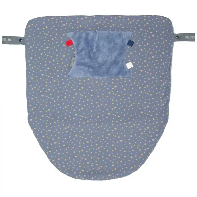 Cheeky Chompers Midnight Stars Travel Baby Blanket - Default