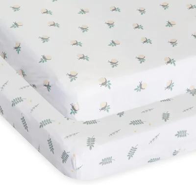 Chicco Next2Me Bamboo Crib Sheets - 44 Cm X 76 Cm