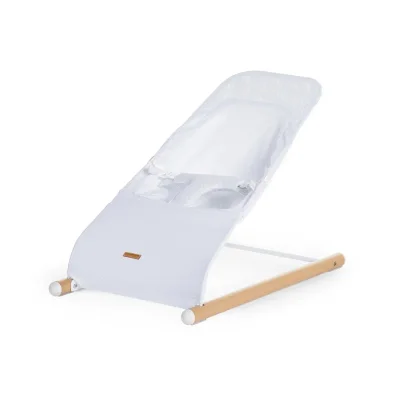 Childhome Evolux Bouncer-Natural/White - White