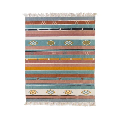Childhome Geometric Rug-Multi Colour - Multicoloured