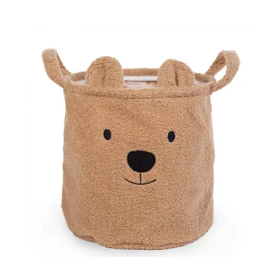 Childhome Teddy Basket 30x30x30 cm-Beige - Default