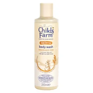 Childs Farm OatDerma Body Wash 250ml Fragrance Free Sensitive Skin Baby Kids Shower Gel