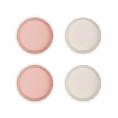 Citron ECO set of 4 Plates - Green / Cream - Green