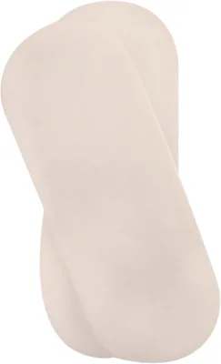 Clair de Lune 2 Pack Fitted Jersey Cotton Moses Basket Sheets 74 x 30 cm (Cream) - Cremefarben / 1 Count / Moses-Korb