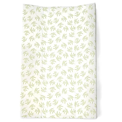 Clair De Lune Anti-Roll Wedge Baby Changing Mat- Leaf