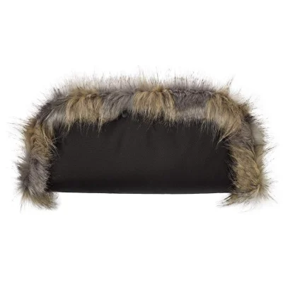Clair De Lune Double Pram Hand Muff-Two Tone Grey/Brown
