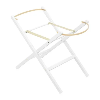 Clair De Lune Folding Wooden Moses Basket Stand