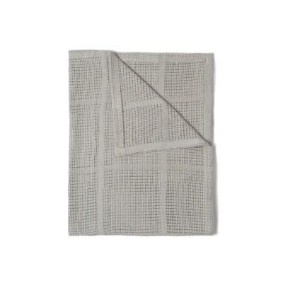 Clair De Lune Soft Cotton Cellular Cot Blanket