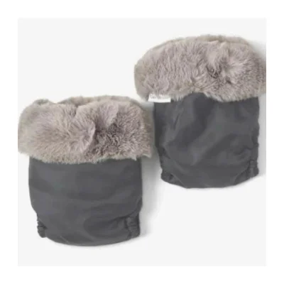 Clair De Lune Universal Pushchair/Pram Faux Fur Mittens