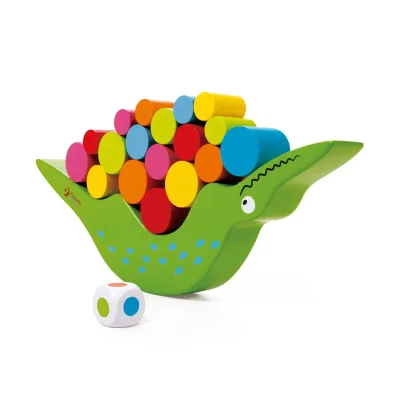 Classic World Crocodile Balancing Game - Multicoloured