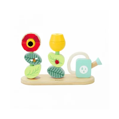 Classic World Stacking Rings Flower Garden
