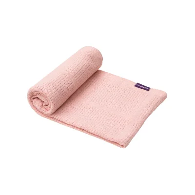 ClevaMama Crib/Moses Basket Cellular Blanket - Pink (3472) - Pink