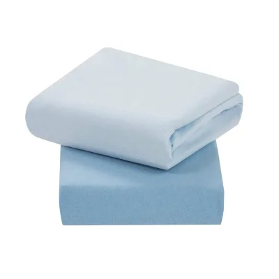 ClevaMama Jersey Cotton Fitted Sheets for Cot Bed (70 x 140 cm)