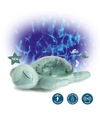 Cloud b Tranquil Turtle (Rechargeable) Baby White Noise Machine & Baby Night Light | Cry Sensor | Adjustable Settings | 4 Soothing Sounds & Ocean Waves Projector