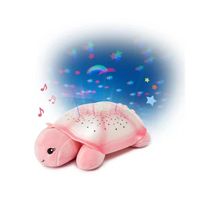 Cloud.b Twinkling Twilight Turtle® Night Light Projector - Pink