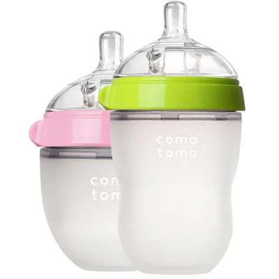 Comotomo Baby Bottles, BPA Free Baby Feeder Bottles