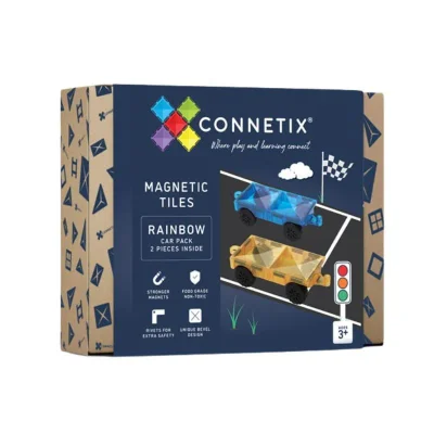 Connetix Magnetic Tiles 2 Piece Car Pack - Default