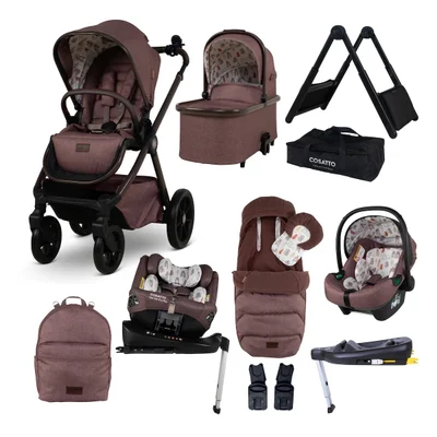 Cosatto Giggle 4 Special Edition All Stage Home and Travel Bundle- Bear Hug - Bear Hug