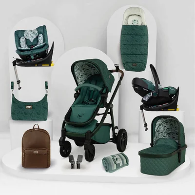 Cosatto Wow 3 All Stage Family Rotate & Recline 2 Base Travel System - Wildwood