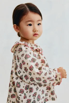 Cotton muslin blouse