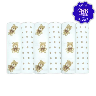 Cotton Muslin Squares - Patterned - Default