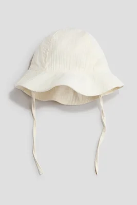 Cotton muslin sun hat