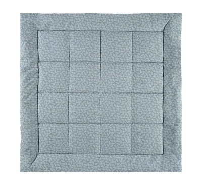 Crawling mat - Blue Garden - Blue