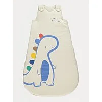 Cream Dinosaur Sleep Bag 3.5 Tog - 0-6 Mths / Neutral