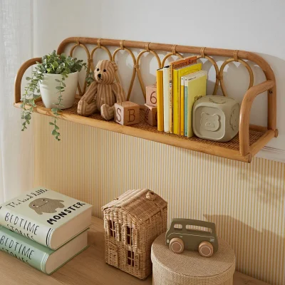 CuddleCo Aria Rattan Shelf