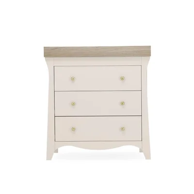 CuddleCo Clara 3-Drawer Dresser + Changer