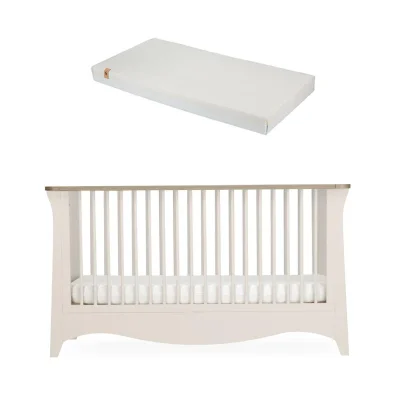 CuddleCo Clara Cot Bed - Natural