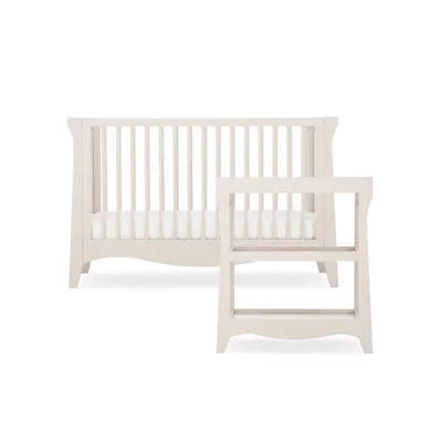CuddleCo Clara Mini 2 Piece Nursery Furniture Set - Cashmere