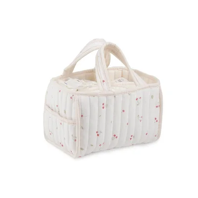 CuddleCo Nappy Caddy - Ditsy Cherry