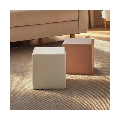 CuddleCo Pack of 2 Soft Play Cubes - Stripe/Olive