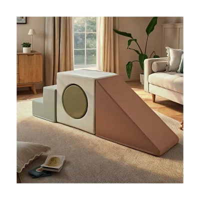 CuddleCo Soft Play 4pc Set Large - Cashmere/Ash