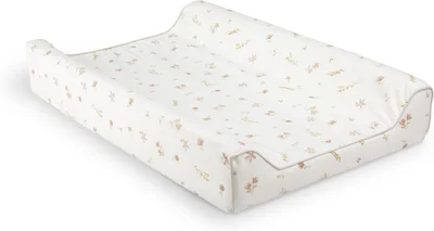 CuddleCo Luxurious Bamboo and Memory Foam Changing Mat - Cashmere Meadow