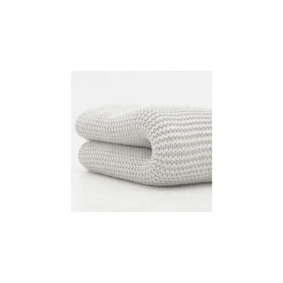 Cuddles Collection Cot Bed Cellular Blanket - White - White