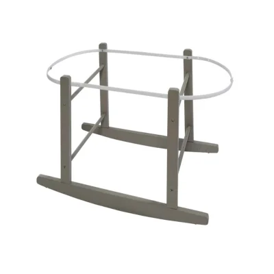 Cuddles Collection Moses Basket Rocking Stand - Grey