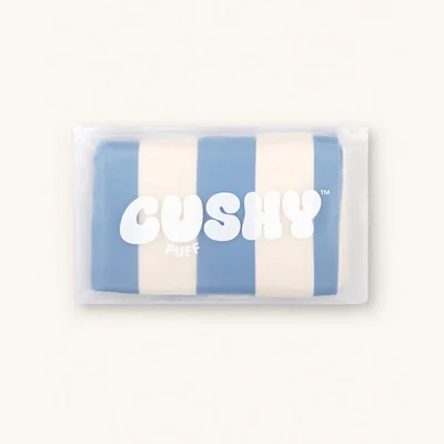 Cushy Puff Pregnancy Pillow Cover - Sky Blue Cover