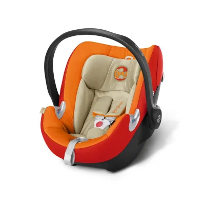 Cybex Aton Q i-Size Plus Car Seat- Autumn Gold (CL) - Red