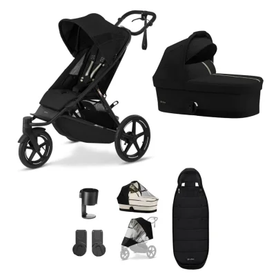 Cybex Avi Spin Essential Bundle in Moon Black