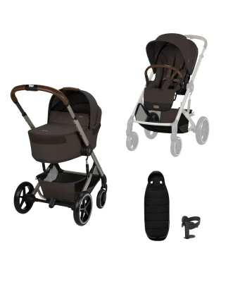 Cybex Balios Essential Pushchair Bundle - Chocolate Brown