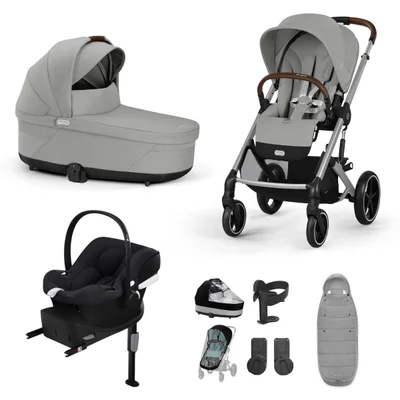 Cybex Balios S Lux Comfort Travel System- Stone Grey