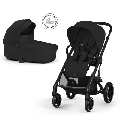 Cybex Balios S Lux Pushchair- Moon Black - With Carrycot