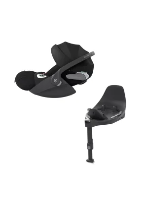 Cybex Cloud T i-Size Rotating Baby Car Seat & Base T Bundle, Sepia Black - Sepia Black / isize-45-87