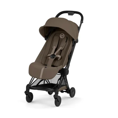 CYBEX Coya Comfort Compact Stroller - Coconut Brown/Black - No Carrycot